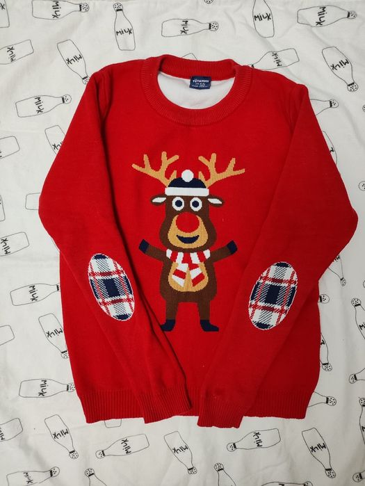Новогодний свитер 8-9 лет