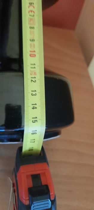 Czarny wazon Bolesławiec lata 80