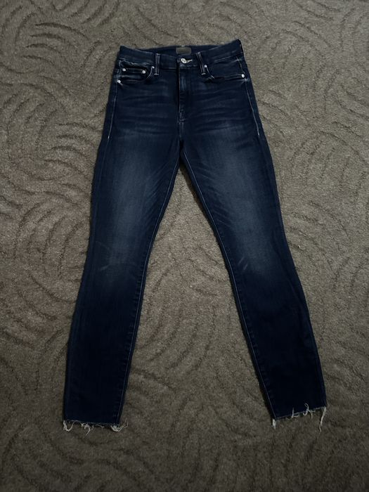 Брендовые Джинсы скини с необработанными краями