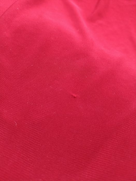 Elegancka bluzka z długim rękawem półgolf bordowa S