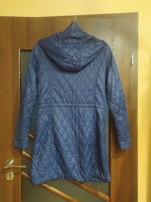 Kurtka wiatrówka ocieplana wiosenna jesienna z kapturem 40 L