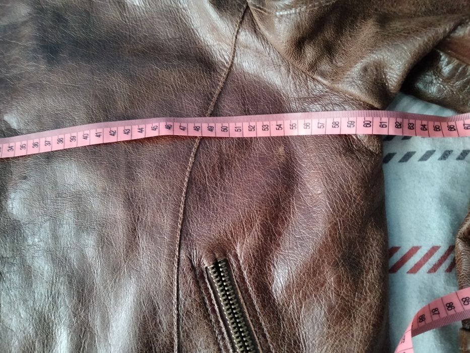 Firmowa skórzana kurtka MILESTONE