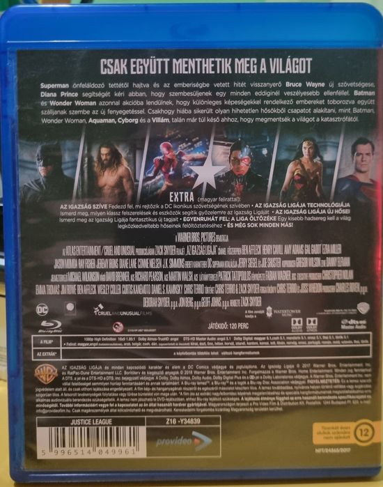 Blu ray фільм Ліга справедливості імпорт з перекладом .