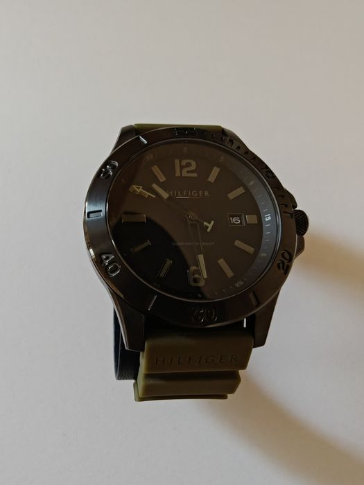 Zegarek Tommy Hilfiger Ryan khaki/zielony  - jak nowy, dowód zakupu