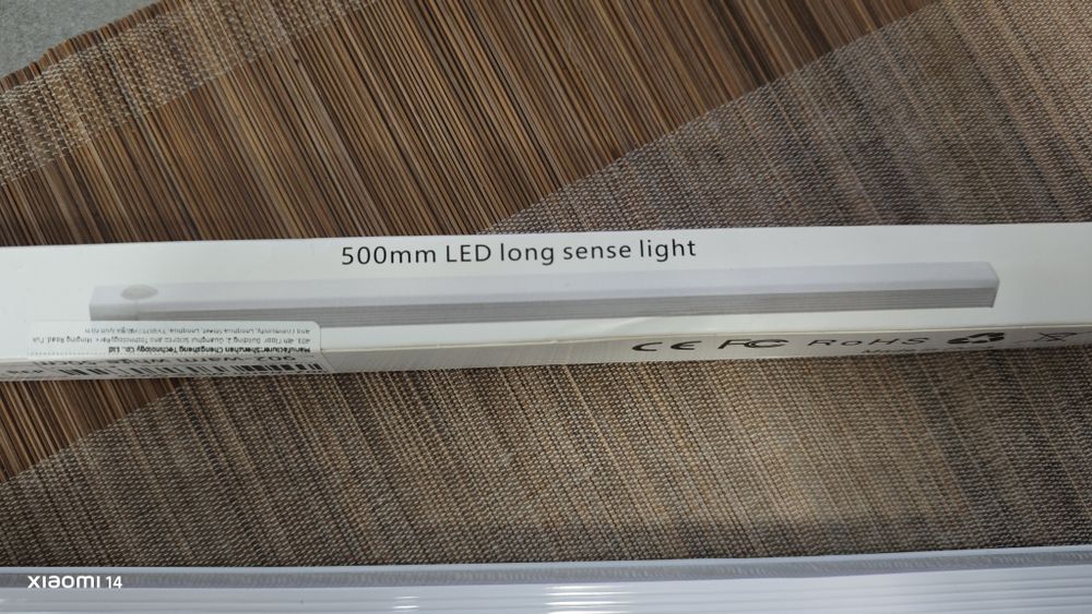 Lampa LED z czujnikiem r. //  Motion Sensor Light LED warm white,USB-C
