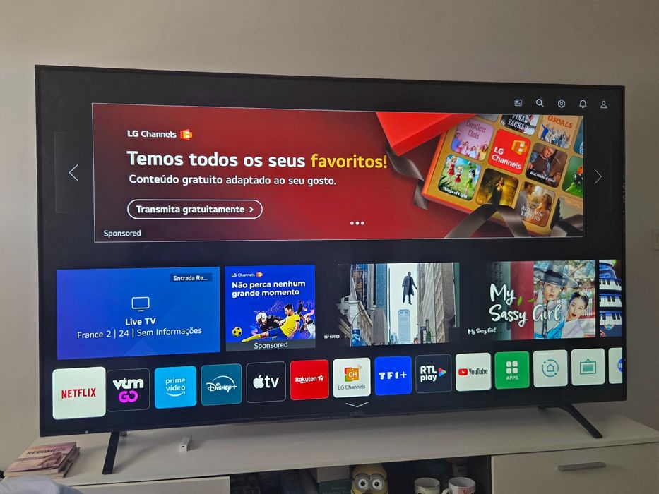 Televisao 86 polegadas 217 cm Diagonal