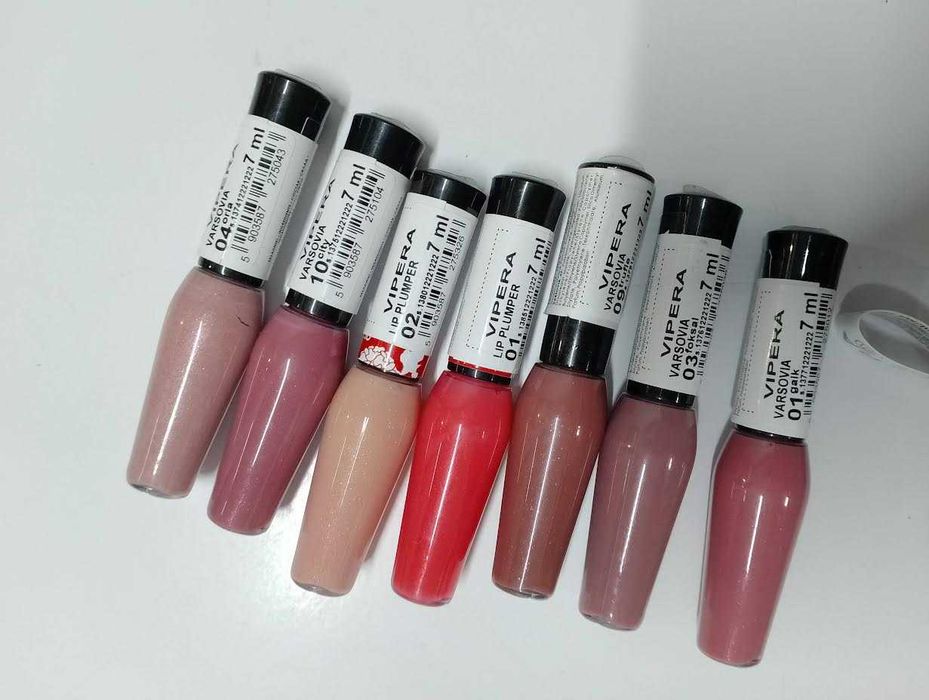 Błyszczyki do ust Vipera, różne rodzaje 7 ml