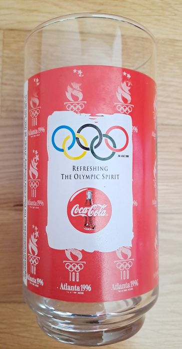 Copo vintage McDonald's 1995 Coca-Cola Jogos Olímpicos Atlanta 1996