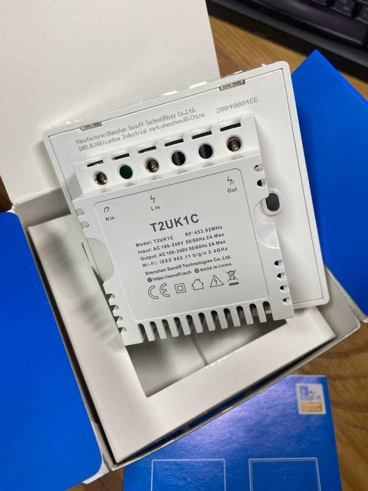 sonoff smart wall switch T2UK1C смарт перемикач