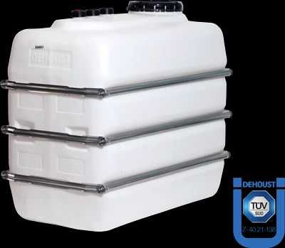 Zbiorniki na wodę pitną, glikol, AdBlue, od 1100 do 4000l  atest PHZ