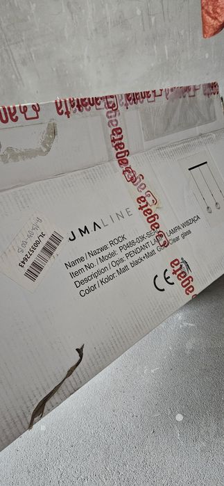 Lampa wisząca zumaline seac rock czarno złota