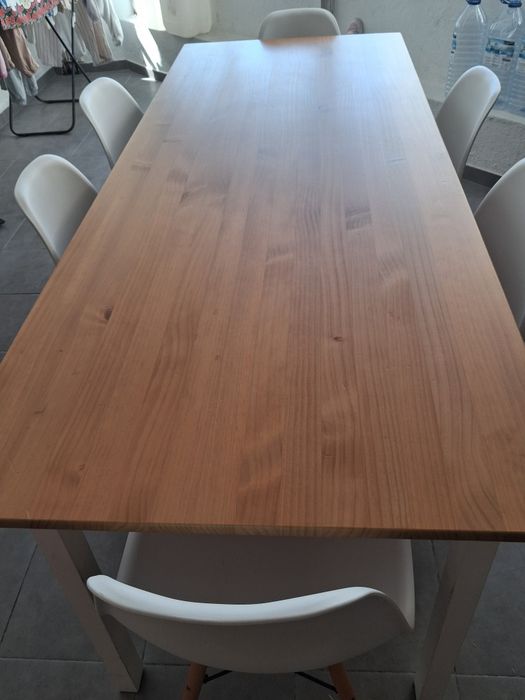 Mesa 1,80 com 6 cadeiras
