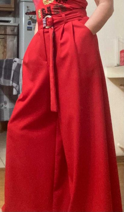 Штани-спідниця широкі