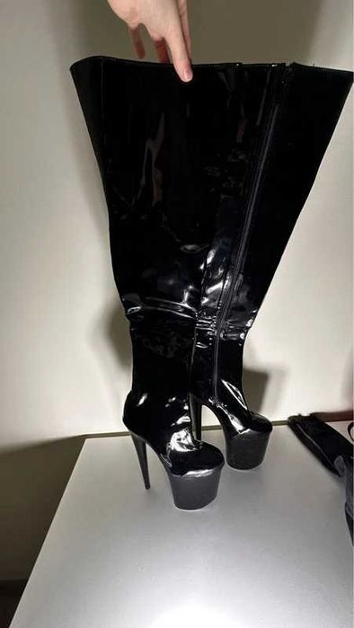 Bankietowe seksowne buty na wysokim obcasie