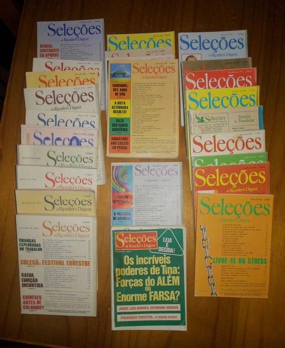 Conjunto Revistas Seleções (1983 a 1988)