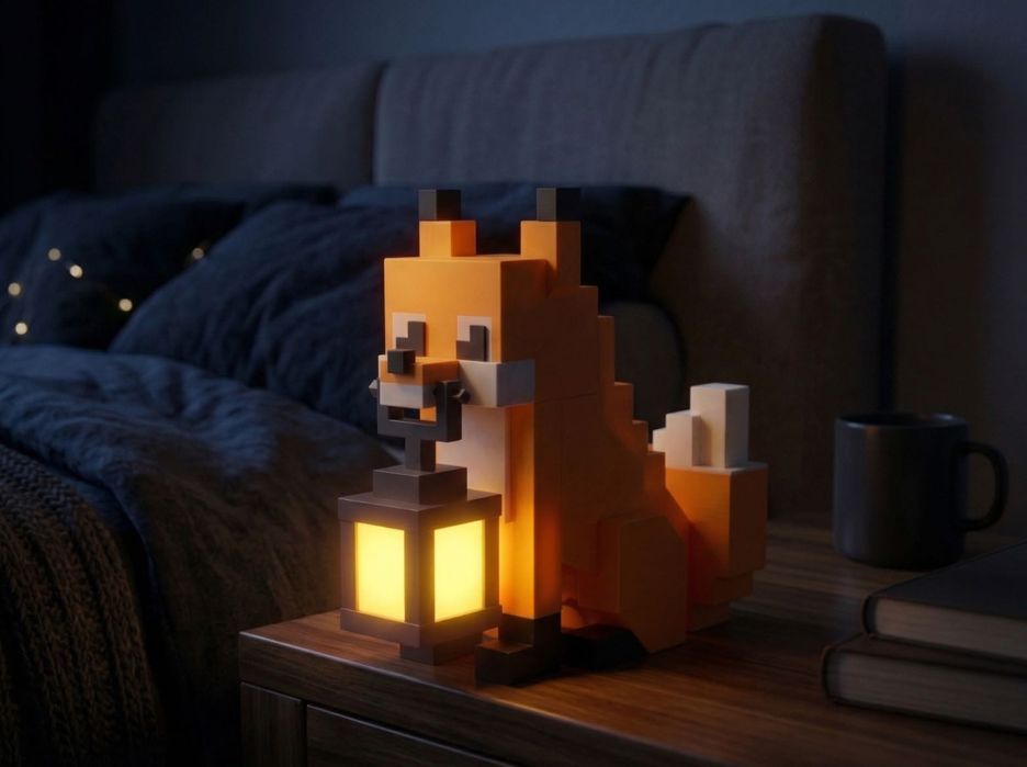 Minecraft lampka lis LED fox