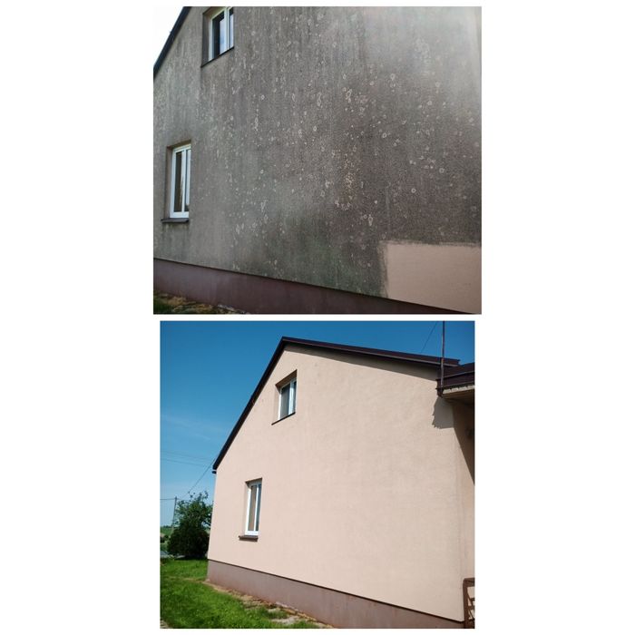 Mycie i malowanie dachów , elewacji, kostki brukowej