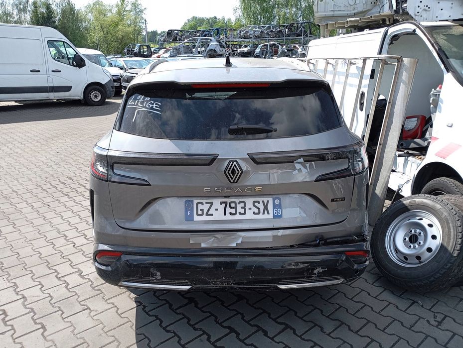 renault espace vi 6 rhn e-tech klapa tył pokrywa bagażnika szyba tekqg