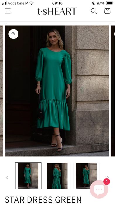 Vestido verde da t-sHEART