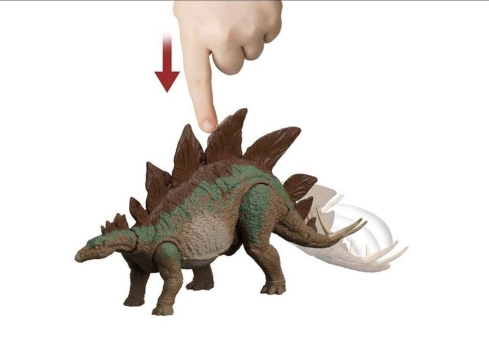 Набір, фігурки Jurassic world Matell Dr. Sarah and stegosour.