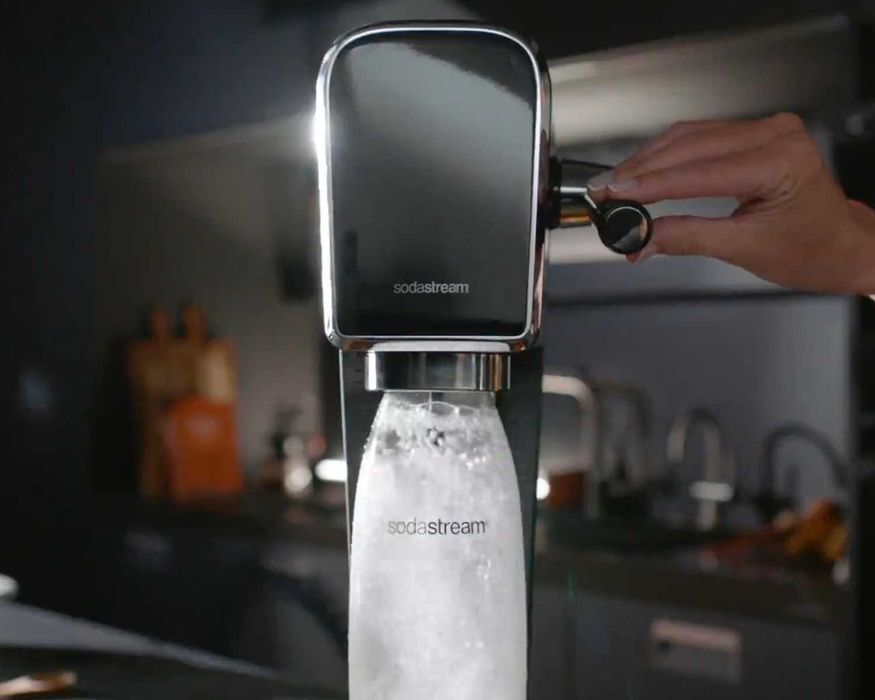 Stylowy Saturator SodaStream ART Retro + Butelka 1L + Nabój CO2 ZESTAW