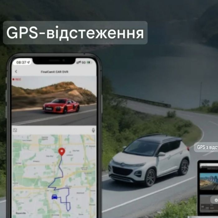 ТОП! Відеореєстратор by Xiaomi UHD 4К Wi-Fi GPS карта пам'яті STARVIS