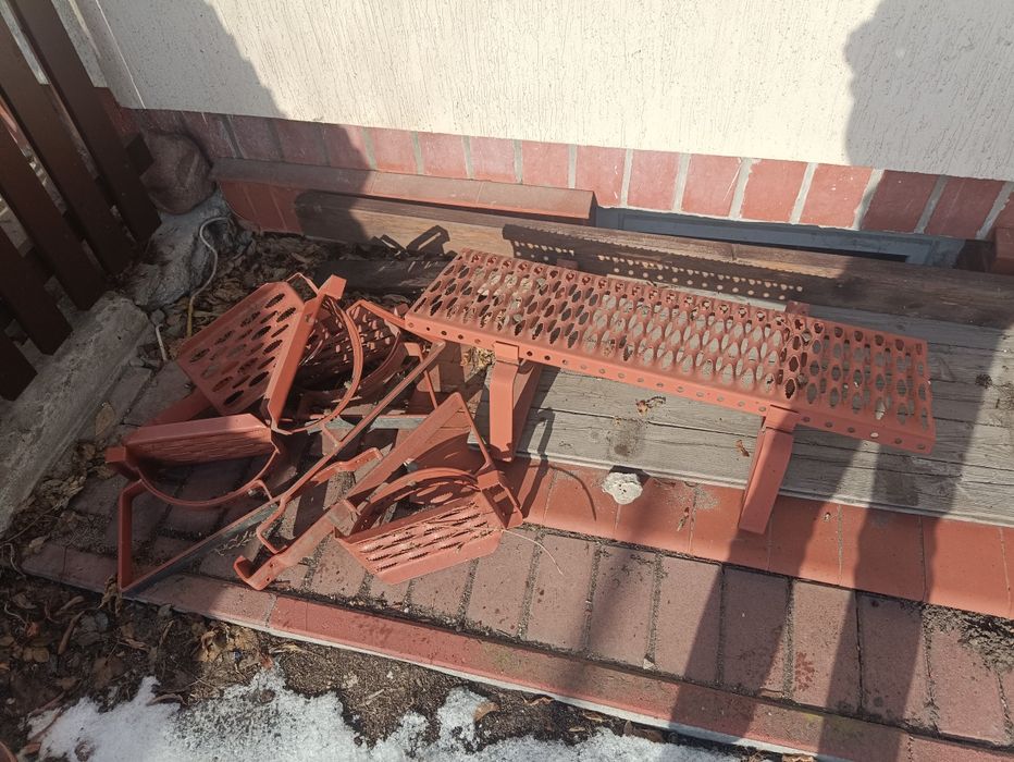 Stopnie dekarskie zestaw 5 małych i jeden szeroki