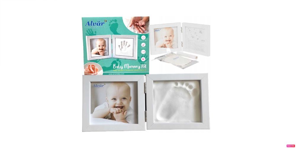 Ramka Na Zdjęcia Dzieci Gips Odcisk Dłoni Stóp Diy