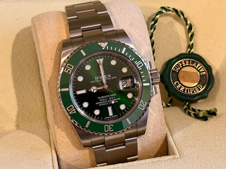 Relógio Original Rolex, HULK ( com documentos e caixa)