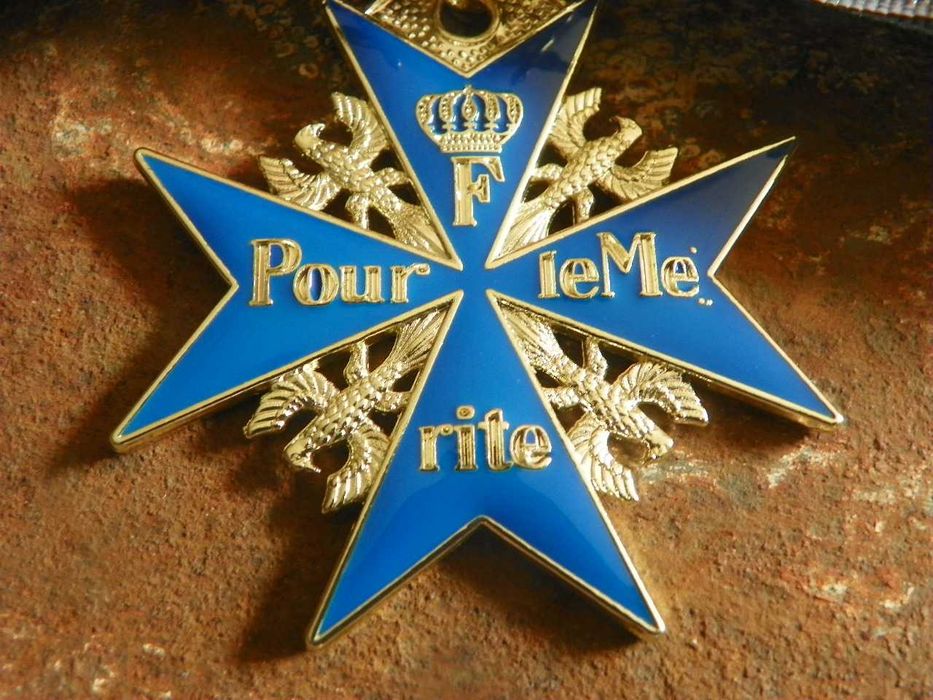 Pour le Merite odznaczenie Pruskie  Blue Max Luftwaffe