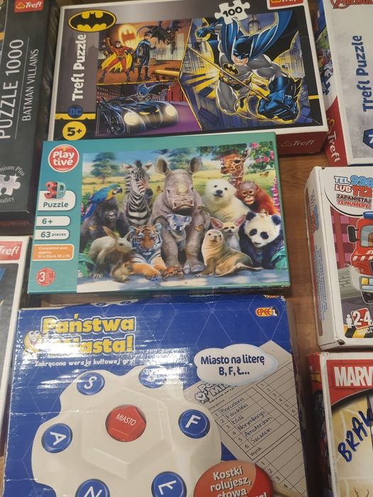 Puzzle i gry dla dzieci 5+