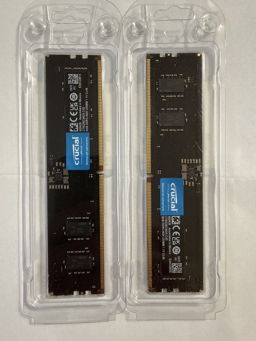 ОЗП crucial DDR5 5600 2x8gb udimm