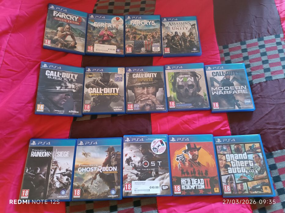 Ps4 slim 1TB + jogos
