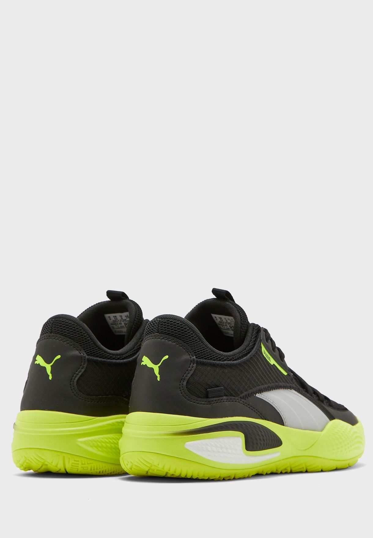 Puma black yellow alert cheap