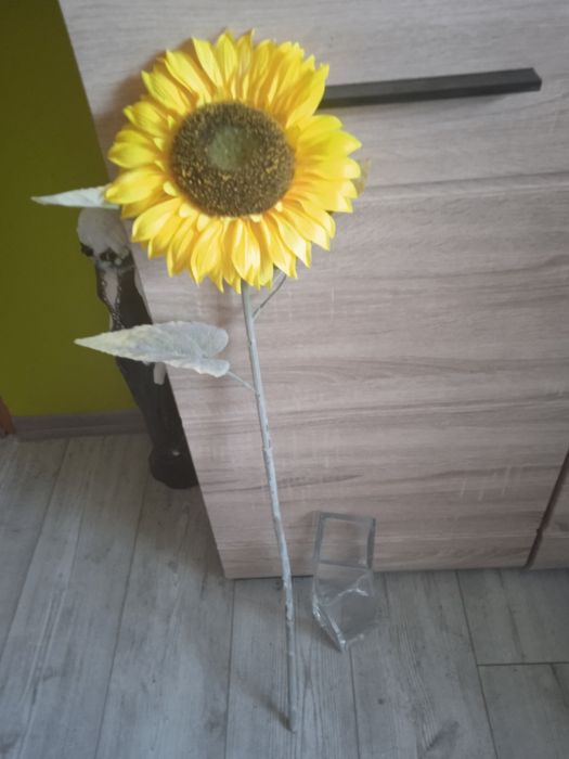 Sztuczne duże kwiaty 5 sztuki