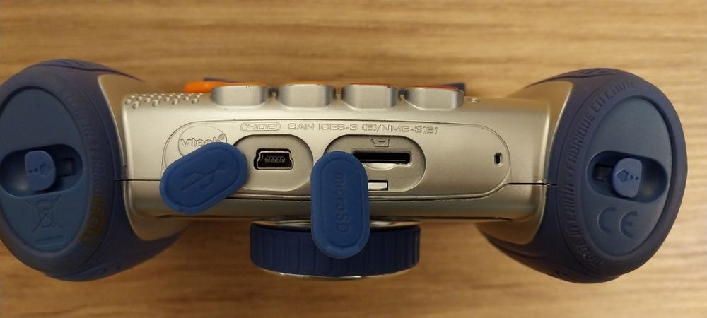 Aparat cyfrowy, kamera dla dzieci Vtech Kidizoom Twist Plus. Niebieski