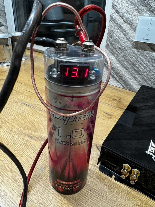 kondensatory car audio phantom 1 farad + przewody