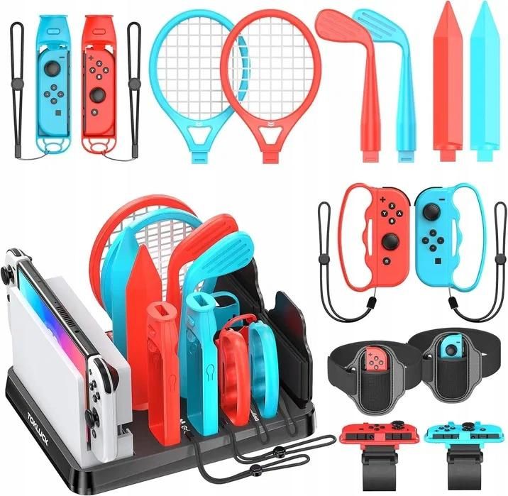 Zestaw akcesoriów sportowych tokluck nsnintendo switch.