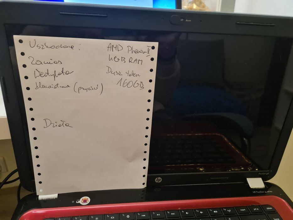 Laptop HP pavilion g series