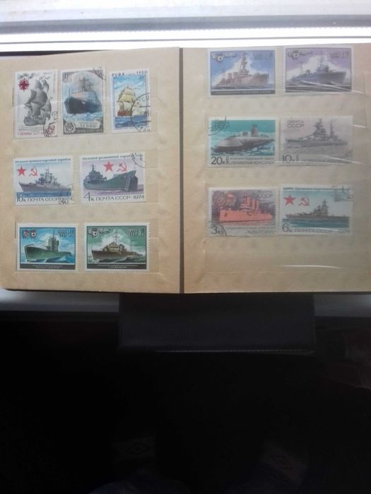 Коллекция марок на разные темы