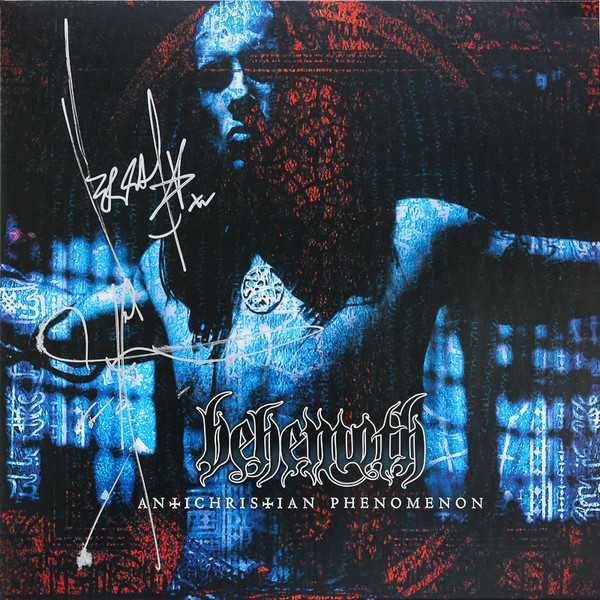 BEHEMOTH Antichristian Phenomenon LP  limited splatter winyl autografy