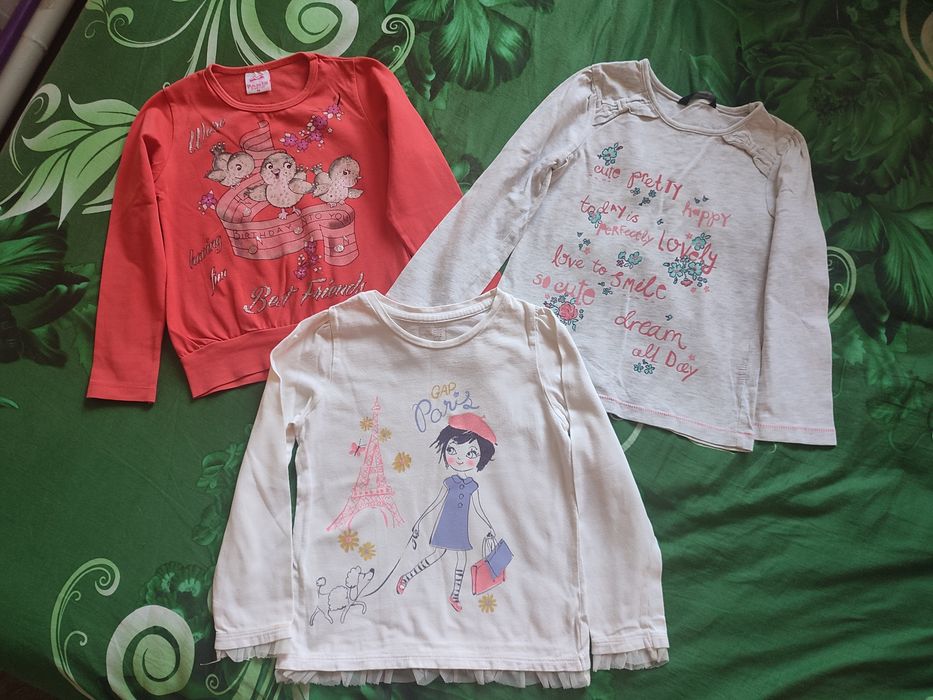 Комплект регланів для дівчинки розмір 92-98 см