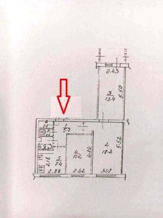 3-комнатная квартира по адресу (площадь 61,1 м²) - Atlanta.ua - фото 12