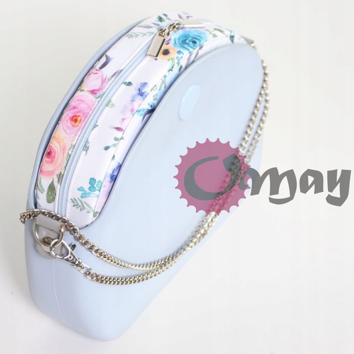 organizer OBAG MOON LIGHT róże pastelowe błekit wkład 2 kieszenie OMAY