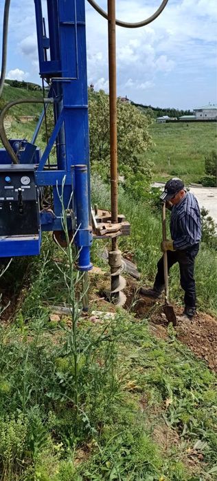 Шнековое бурение, ямобур, бурение под столбы, укрепление склонов