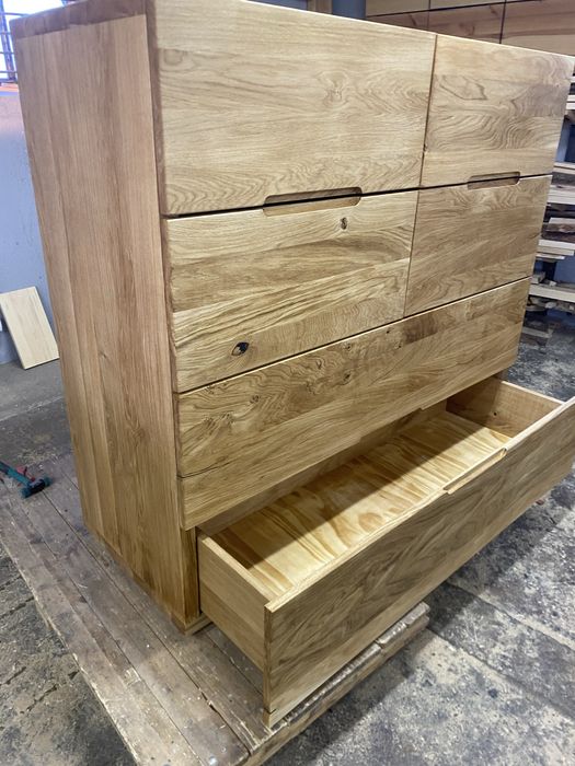 Komoda debowa 130x120x50