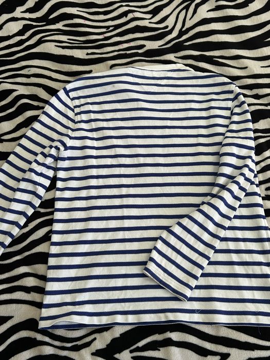 Camisola Tommy Hilfiger Riscas Azul e Branco - Tamanho L