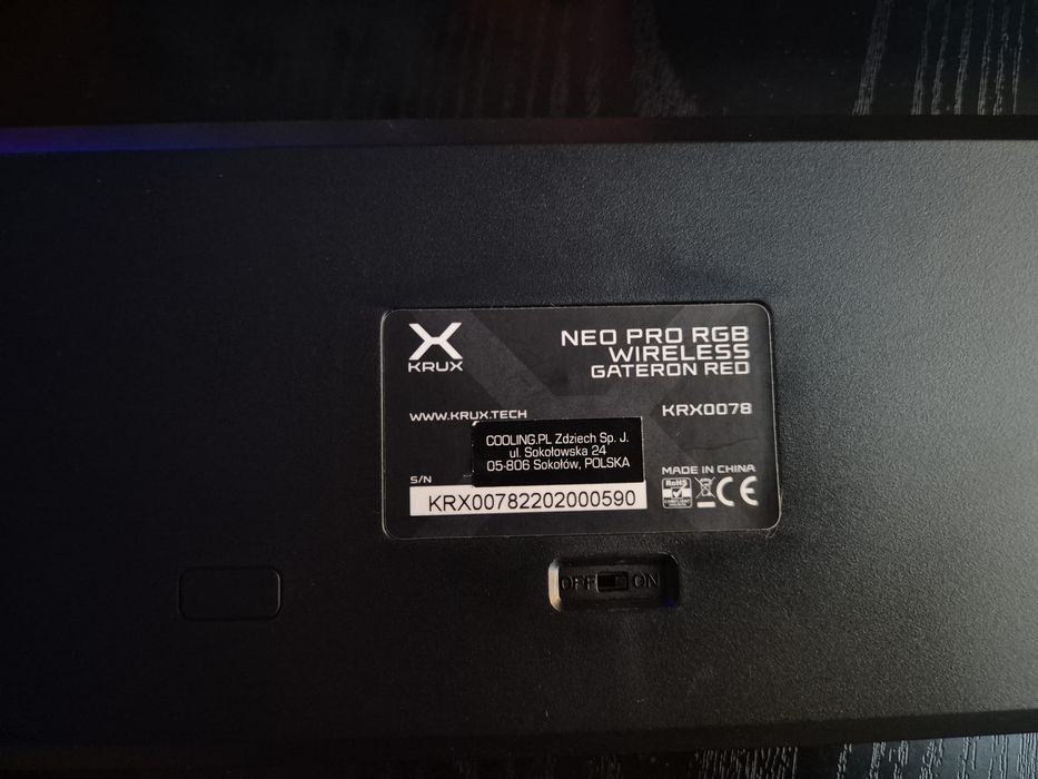 Klawiatura KRUX Neo Pro RGB Wireless