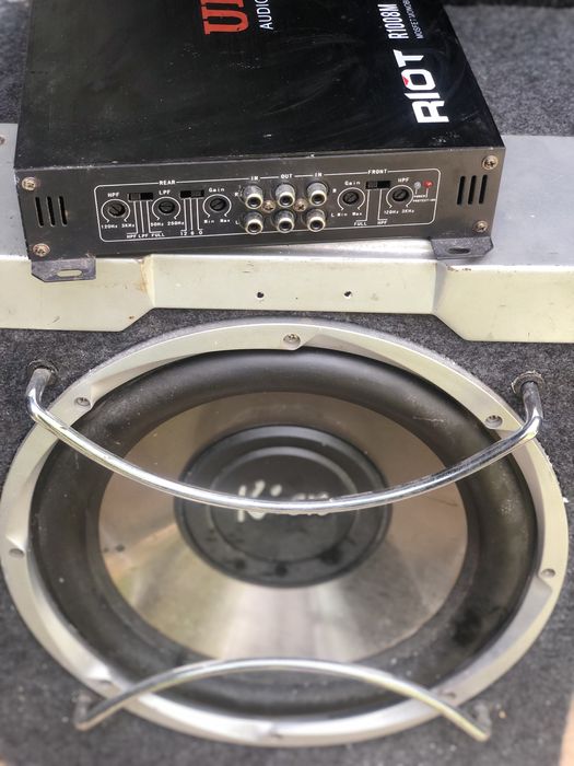 Сабвуфер Kicx icq300 BA+ усилитель UKC 2000watt