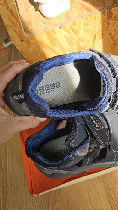 Base buty BHP robocze skorzane